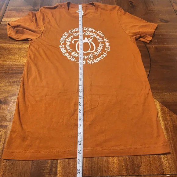 Women's Fall Theme Pumpkin Shirt Size Medium - Picture 3 of 8